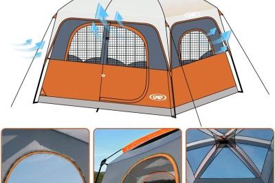 6 Person Waterproof Windproof Easy Setup Camping Tent (6)