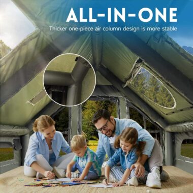 17.2 Inflatable Air Partition Room Family Large Tent for Outdoor Camping