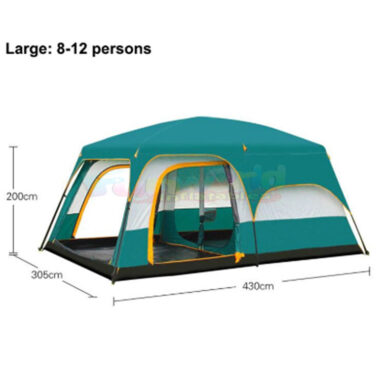  Automatic Family Camping Tent – Pop Up Waterproof Tent for Easy Setup and Travel