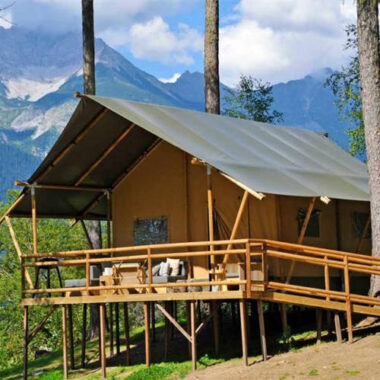 Waterproof Safari Glamping Tent for Outdoor Hotels & Resorts