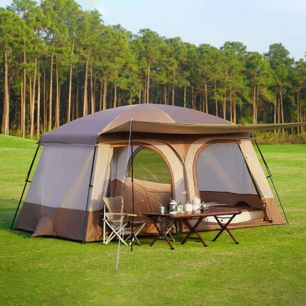 Custom Logo High Quality Fully Automatic Camping Tent – Rainproof Multi-Person Outdoor Tent