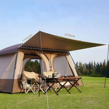 Custom Logo High Quality Fully Automatic Camping Tent – Rainproof Multi-Person Outdoor Tent