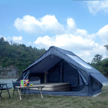  Custom Logo High Quality Fully Automatic Camping Tent – Multi-Person Rainproof Outdoor Tent