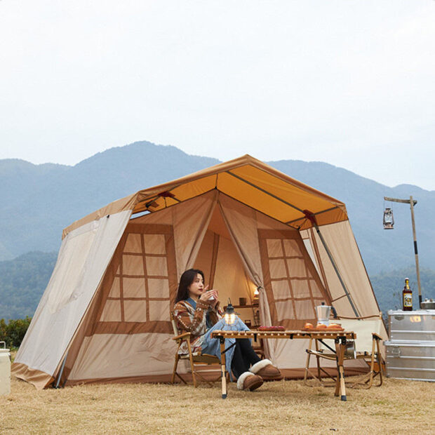 Custom Portable Waterproof Glamping Tent for Luxury Hotels & Events
