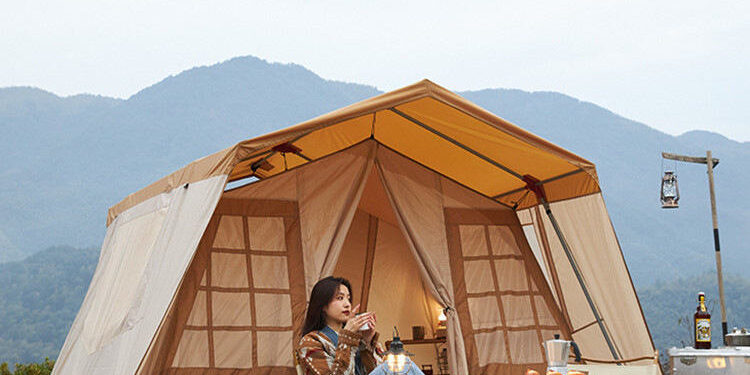 Custom Portable Waterproof Glamping Tent for Luxury Hotels & Events