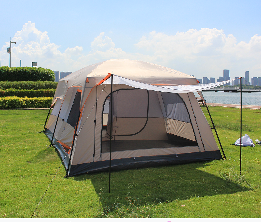 Customized European Luxury Family Tent – 5-8 Persons, 12 Person Family Cabin Tent for Outdoor Camping (3) Customized European Luxury Family Tent – 12-Person Cabin Tent for Outdoor Camping