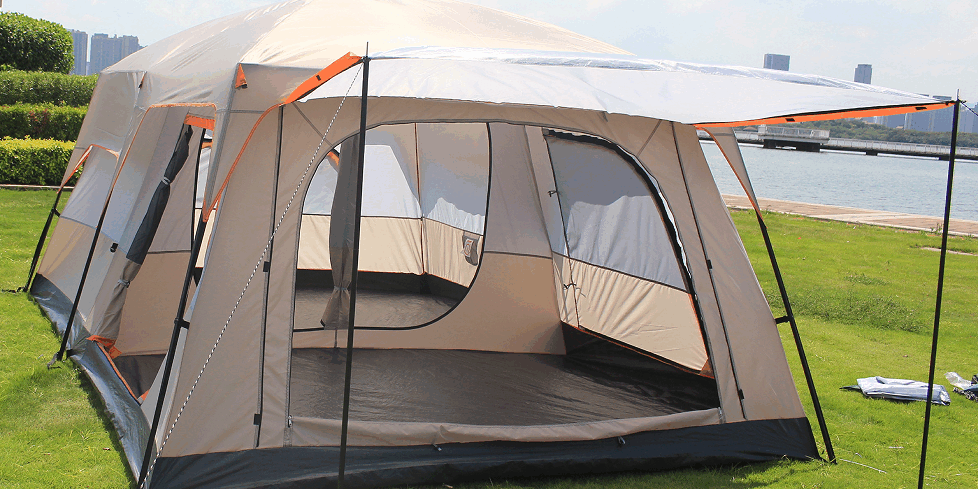 Customized Luxury Family Tent for 5-8 Persons | 12 Person Outdoor Cabin Camping Tent