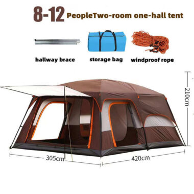 Luxury Family Camping Tent - Wind Resistant Waterproof Glamping Tent for Sale