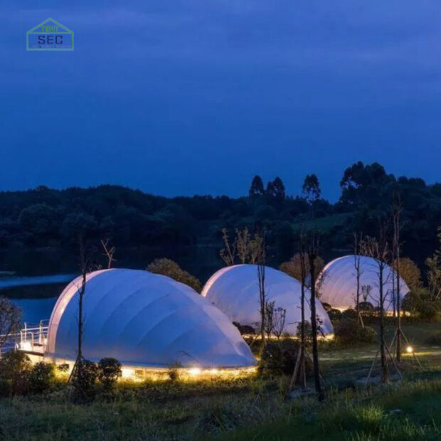 Luxury Glamping Tent with Bathroom for Resorts