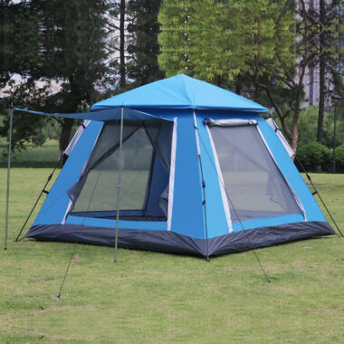 Factory OEM Large Family Camping Tent – 3-6 Person Waterproof Outdoor Tent for Sale