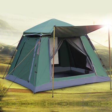 Factory OEM Large Family Camping Tent – 3-6 Person Waterproof Outdoor Tent for Sale
