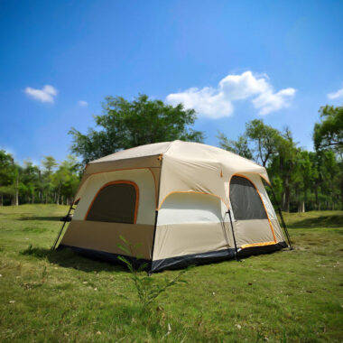 Waterproof Family Camping Tent in Various Colors for Outdoor Events, Hiking, and Picnics