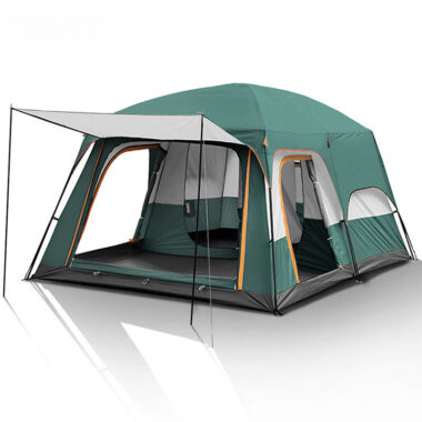 Waterproof Family Camping Tent in Various Colors for Outdoor Events, Hiking, and Picnics