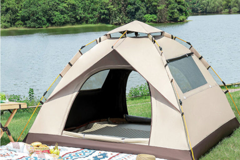High Quality Single or Double Layered Camping Tent – Fast Open, Easy Storage, Automatic Tent for Travel (4) High Quality Single or Double Layered Camping Tent – Automatic Fast Open and Easy Storage