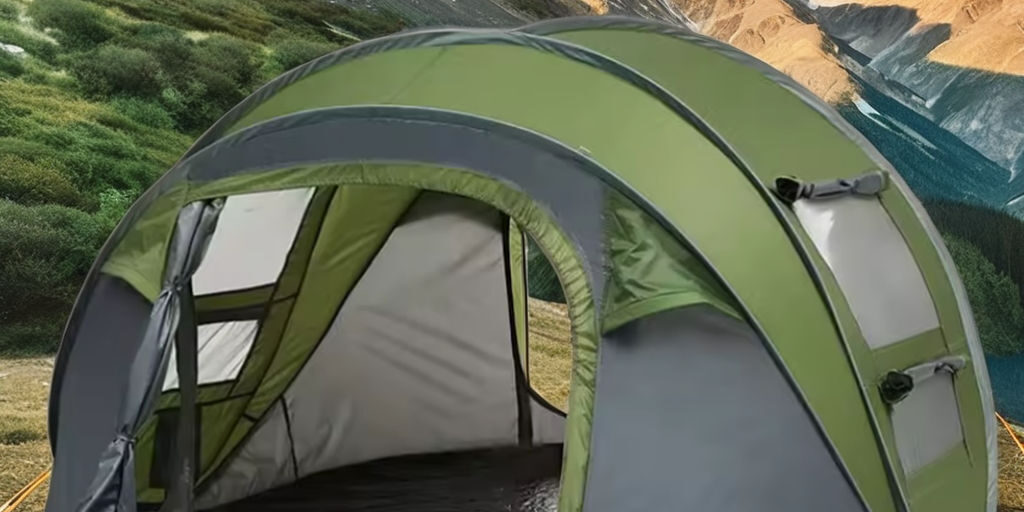 Luxury Multi-Person Outdoor Camping Tent – Quick Opening, Easy Use for Beach and Hiking