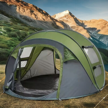 Luxury Multi-Person Outdoor Camping Tent – Quick Opening, Easy Use for Beach and Hiking
