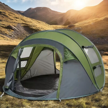 Luxury Multi-Person Outdoor Camping Tent – Quick Opening, Easy Use for Beach and Hiking