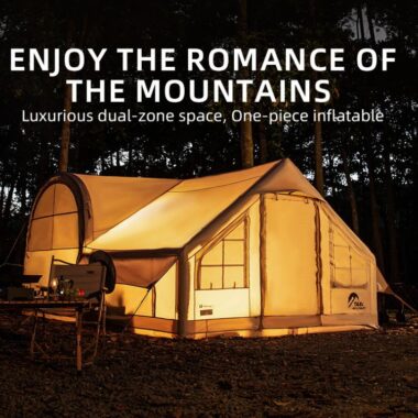 Large Waterproof Inflatable Air Tent | Family Camping Tent for Outdoor Adventures

