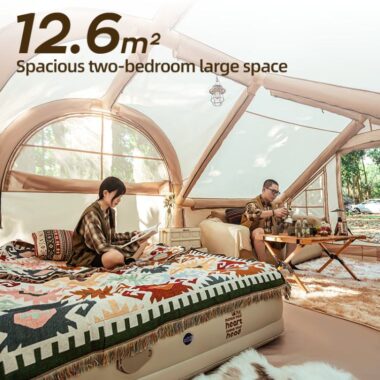 Large Waterproof Inflatable Air Tent | Family Camping Tent for Outdoor Adventures

