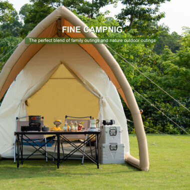 Peirhw Waterproof Inflatable Air Tent – 3-4 Person Outdoor Glamping Tent