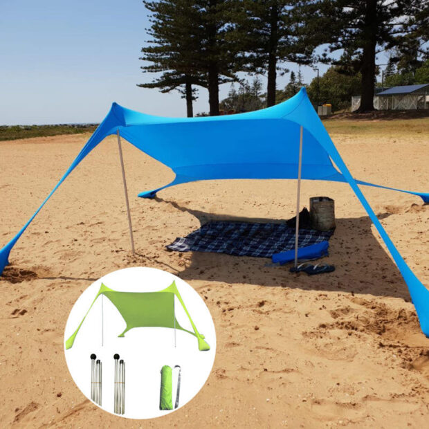Lightweight Outdoor Beach Tent with Sun Shade for Beach Activities
