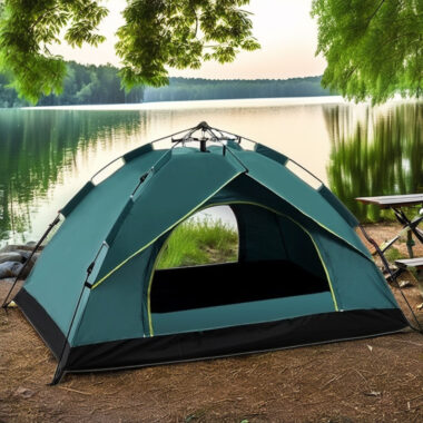 Luxury 4-Person Automatic Camping Tent – Waterproof and Durable for Family Adventures
