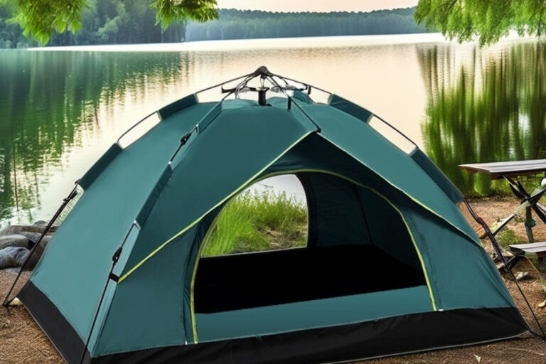 Luxury 4-Person Automatic Camping Tent – Waterproof Oxford Fabric with Fiberglass Poles for Outdoor Family Adventures ( (4) Luxury 4-Person Automatic Camping Tent – Waterproof and Durable for Family Adventures