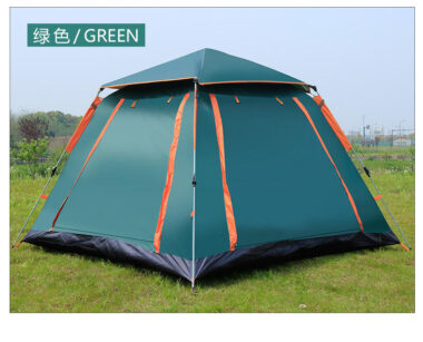  Large Inflatable Family Camping Tent for 4-6 People, Automatic Waterproof Setup