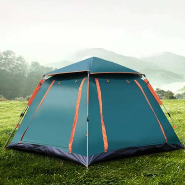  Large Inflatable Family Camping Tent for 4-6 People, Automatic Waterproof Setup