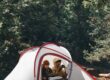 New Outdoor Double Layers Waterproof Camping Tent – 3 Person Tent with Bedroom & Living Room