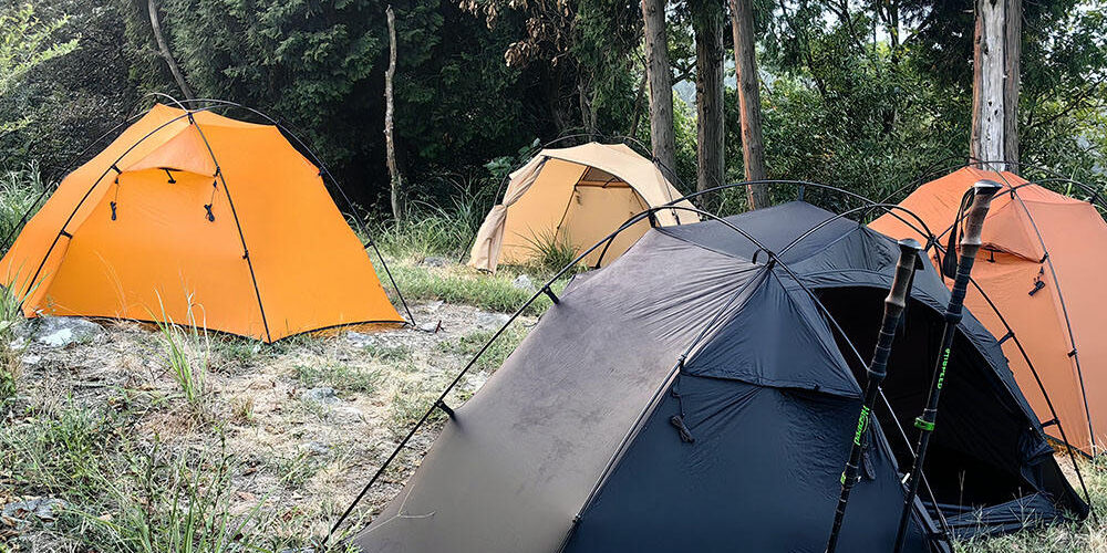 Ultralight Backpacking Tent | 1 Person Camping Solo Tent with Double Silicon Coating