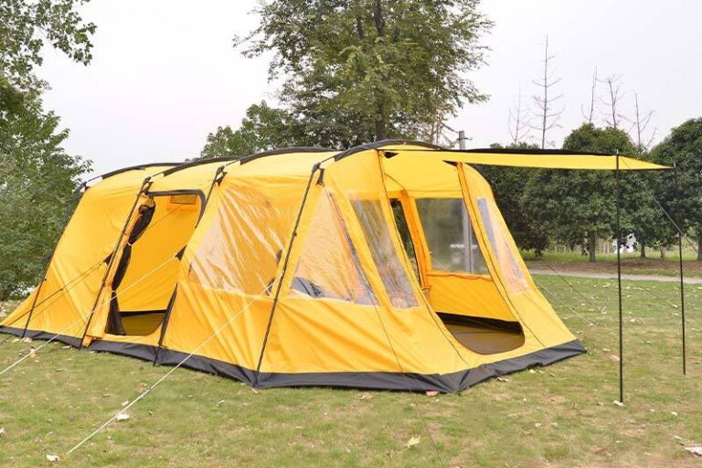 OEM Customized Outdoor Tunnel Tent – 2 Rooms & 1 Living Room, Big Camping Tent for 6 People (4) : OEM Customized Outdoor Tunnel Tent – 6-Person Tent with 2 Rooms & 1 Living Room for Camping