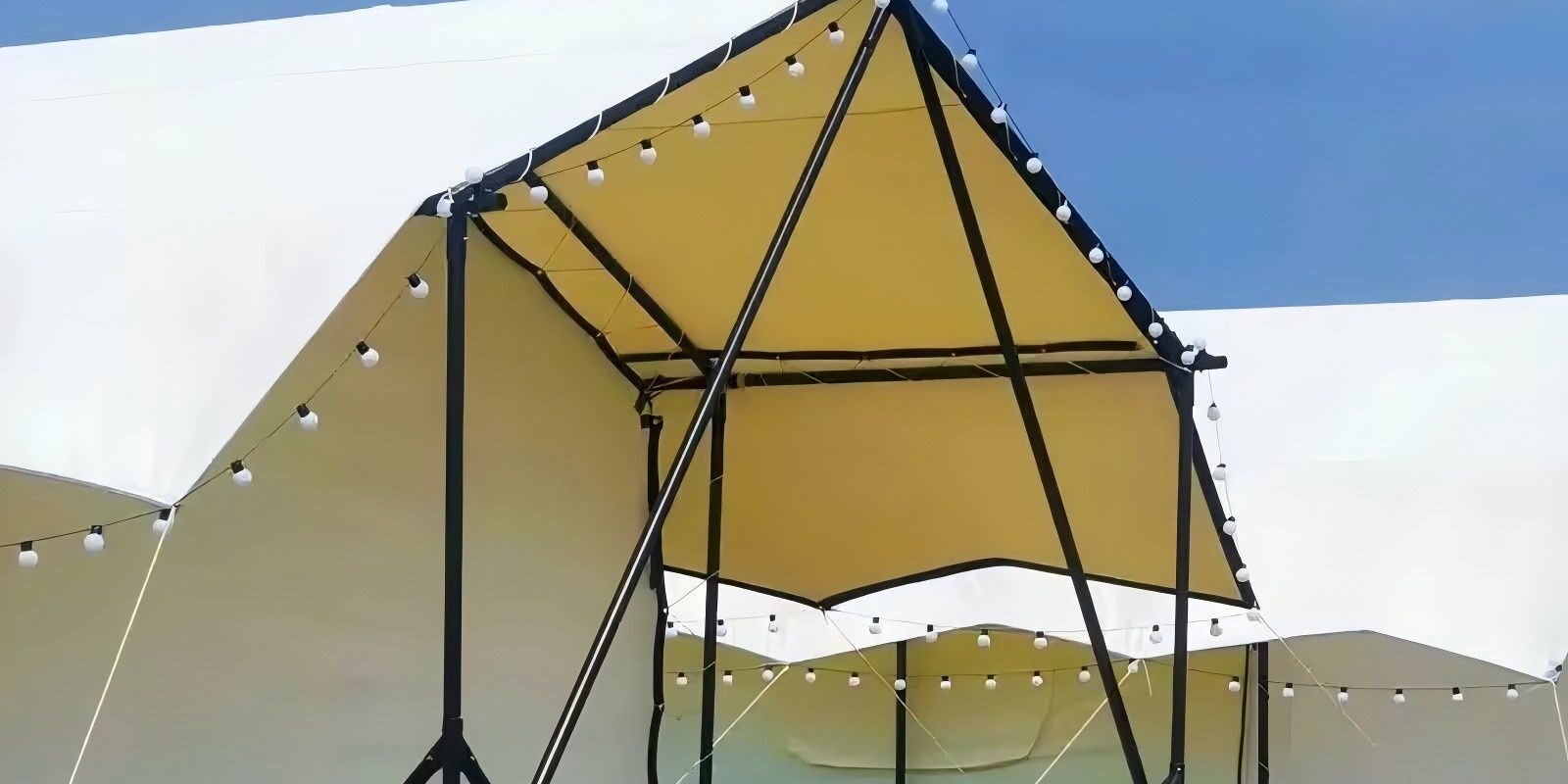 Luxury Glamping Resort Tent for Outdoor Hotels – Oxford Fabric with Steel Frame