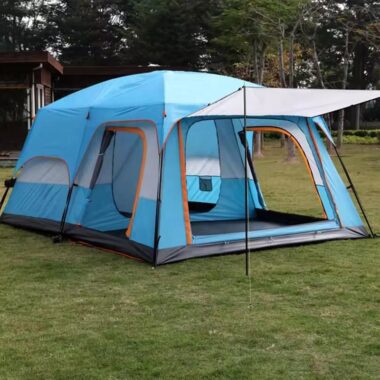 Two Bedroom Oxford Family Camping Tent | Waterproof 5-8 Person Large Tent