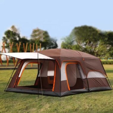 Two Bedroom Oxford Family Camping Tent | Waterproof 5-8 Person Large Tent