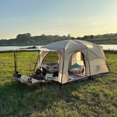 Two Bedroom Oxford Family Camping Tent | Waterproof 5-8 Person Large Tent