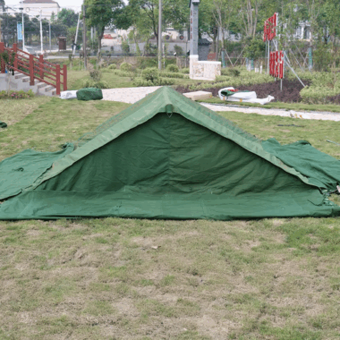Automatic Outdoor Tent for Construction, Camping, and Events with Rainproof Oxford Fabric and Aluminum Poles
