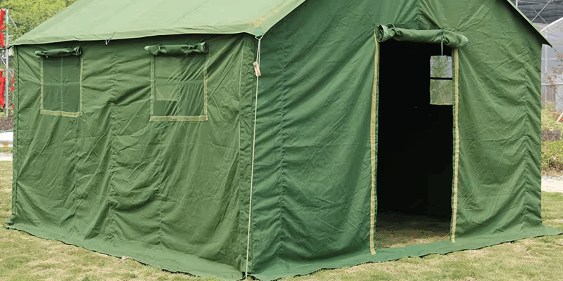 Automatic Outdoor Tent for Construction, Camping, and Events with Rainproof Oxford Fabric and Aluminum Poles