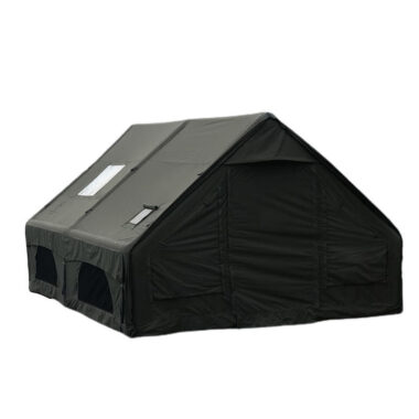  Military Style Inflatable Camping Tent with Rainproof Fabric and Easy Setup