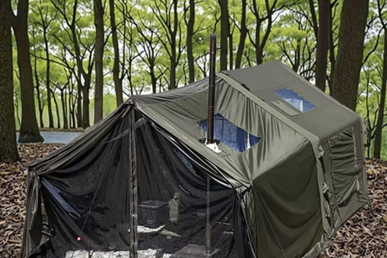 Popular Military-Style Inflatable Camping Tent Waterproof, Windproof & Rainproof for Outdoor Overnight Camping (1) Military-Style Inflatable Camping Tent Waterproof Windproof for Overnight Camping
