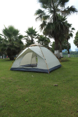 Portable Small Camping Tent – Waterproof Automatic Setup with Fiberglass Poles