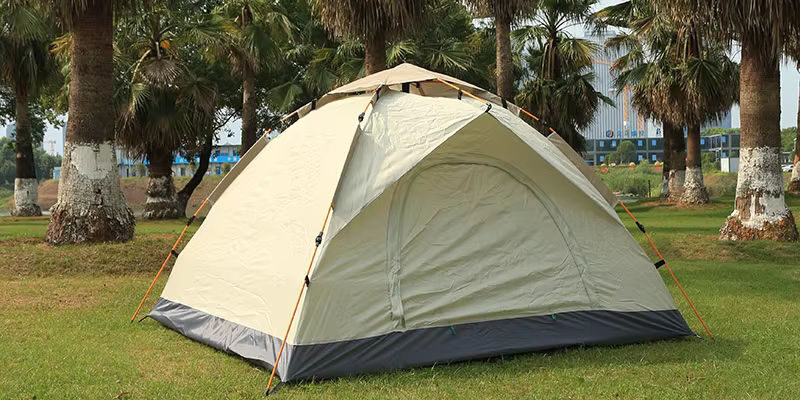 Portable Small Camping Tent – Waterproof Automatic Setup with Fiberglass Poles