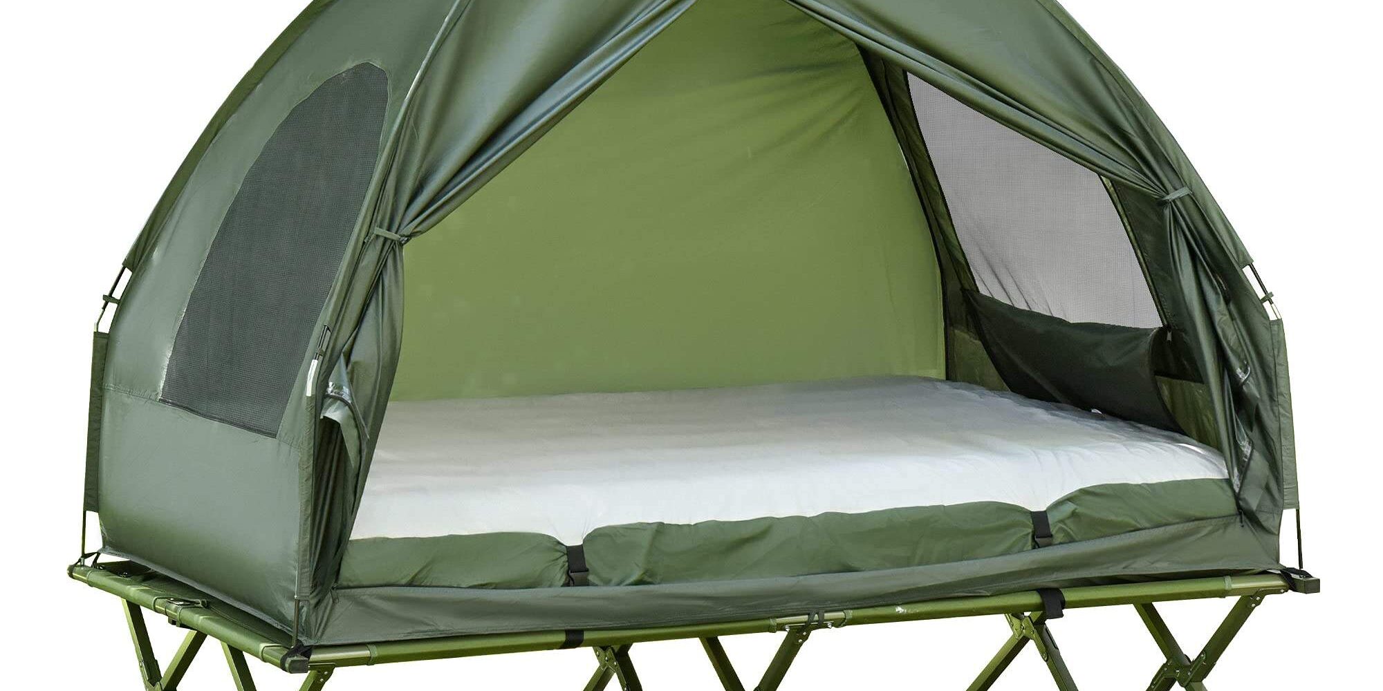 Portable Camping Bed – Elevated Tent Cot for Comfortable Outdoor Sleeping