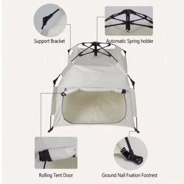 Original Pet Cot Camping Tent – Elevated Dog Bed, Outdoor Pet Shelter