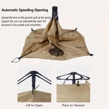 Original Pet Cot Camping Tent – Elevated Dog Bed, Outdoor Pet Shelter
