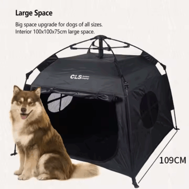 Original Pet Cot Camping Tent – Elevated Dog Bed, Outdoor Pet Shelter