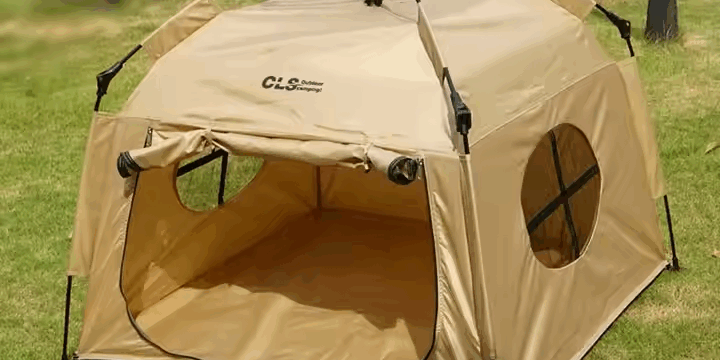 Original Pet Cot Camping Tent – Elevated Dog Bed, Outdoor Pet Shelter