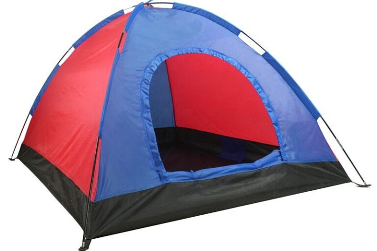 Portable Outdoor Camping Tent for 2 People – Waterproof Polyester Fabric Tent for Camp & Picnic (6) Portable 2-Person Waterproof Camping Tent for Camp & Picnic