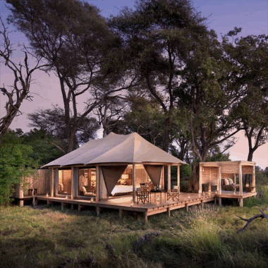  Luxury Glamping Tent with Bedroom, Living Room, and Bathroom for Resorts