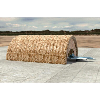 Prefabricated Modular Arched Inflatable Military Aircraft Hangar Tent for Maintenance